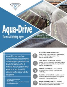 Aqua Drive sell sheet 